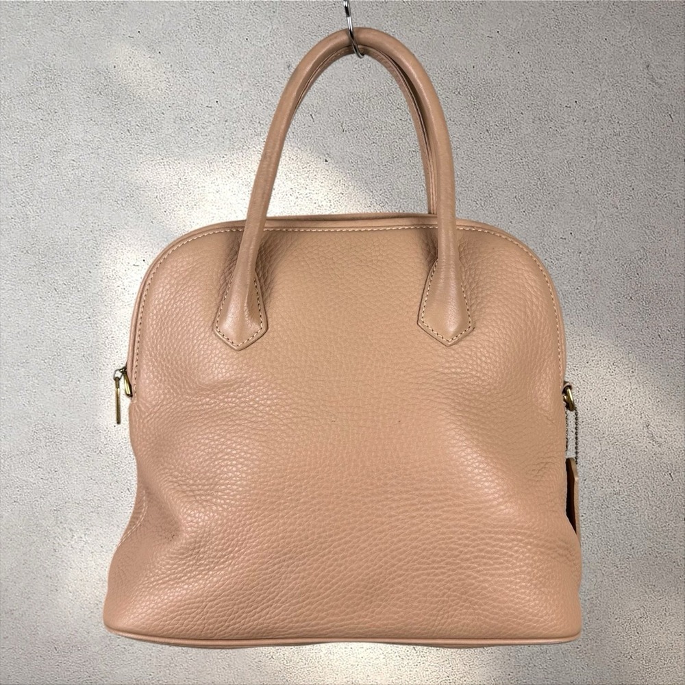 Vintage Coach Sonoma Satchel #4921 Natural Grain Leather Cream Top Handle Purse - Picture 6 of 8